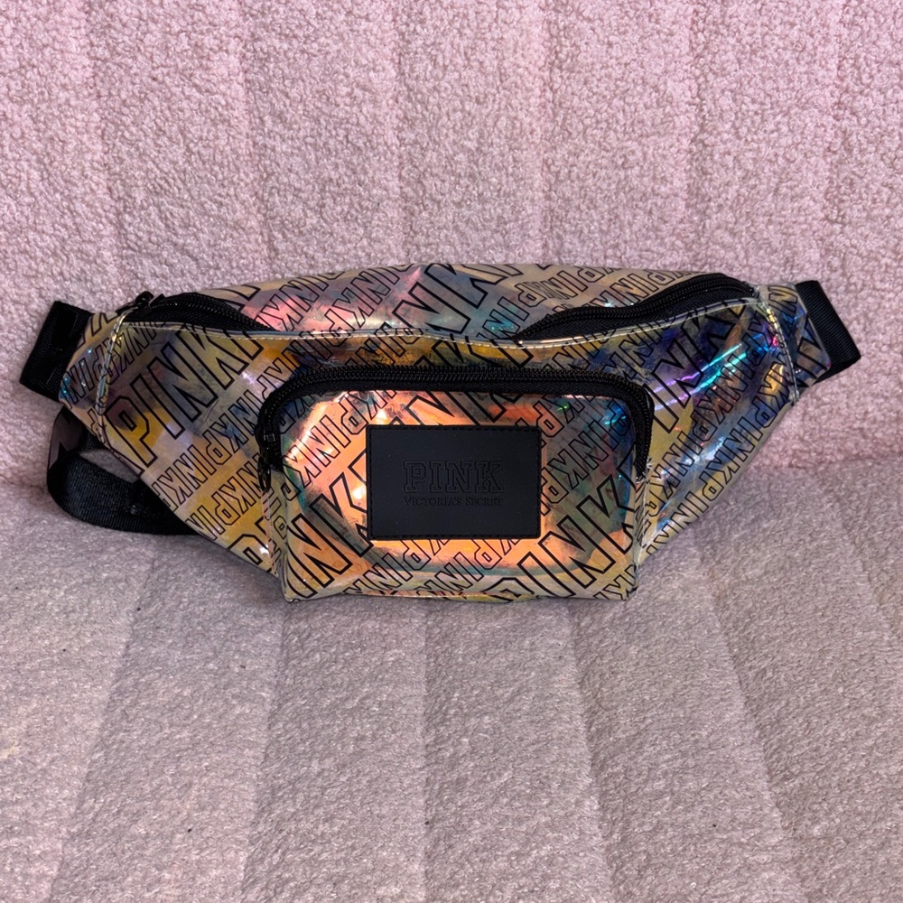 PINK Victoria's Secret Iridescent Belt Bag